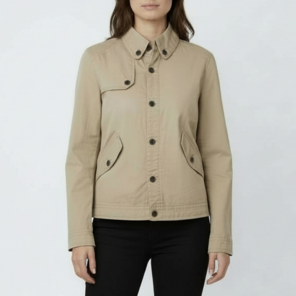 Valentino R.e.d. Chore Coat Tan Utility Jacket Size Large 50 Fishermancore New